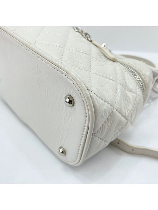 Chanel Backpack Quilted White main image 6